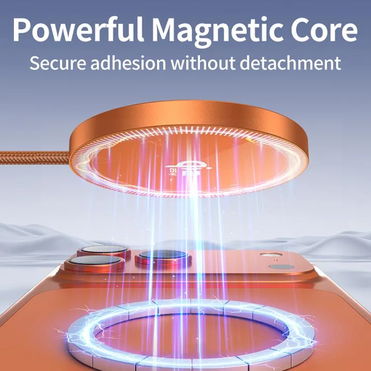 25W Qi2 Magnetic Wireless Charger with USB-C