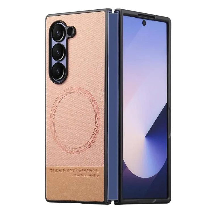 Galaxy Z Fold6 Twill Fabric Leather Skin Case