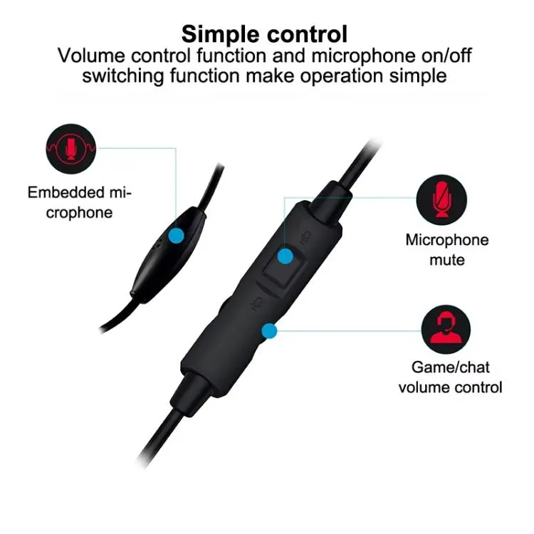 Wired Gaming Headset with Mic – Switch, Xbox, PS5 & PC