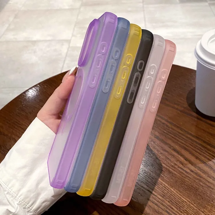 iPhone 15 Pro Max Frosted Clear MagSafe Phone Case