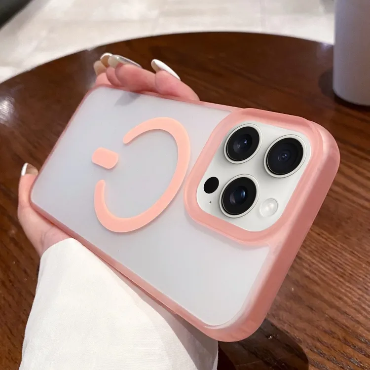 iPhone 15 Pro Max Frosted Clear MagSafe Phone Case